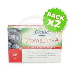 Pack 2x Cromsulín-A 48 Compresse Dietisa