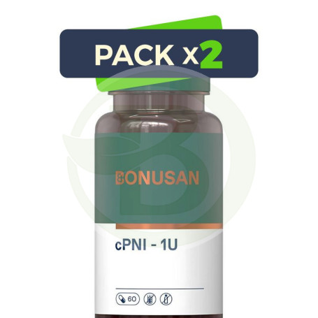 Pack 2x Cpni 1U 60 Cápsulas Bonusan