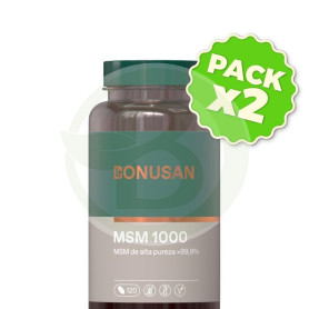 Pack 2x MSM 1.000Mg. 120 Tabletas Bonusan