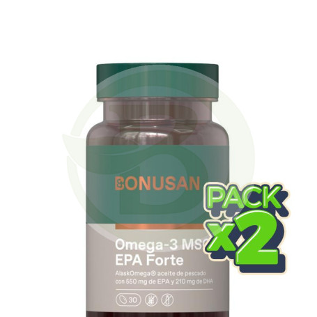 Pack 2x Omega 3 Msc Epa 30 Cápsulas Bonusan