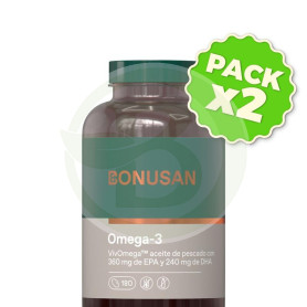 Pack 2x Omega-3 180 Perlas Bonusan