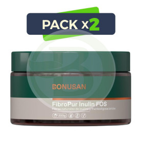 Pack 2x Fibropur Inulin Fos 200G Bonusan