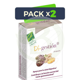 Pack 2x Di-Gestion 30 Cápsulas Vegetales 100% Natural