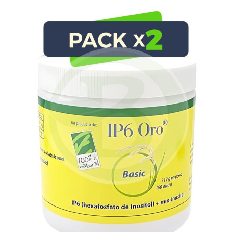 Pack 2x Ip6 Oro Basic Polvo 312 Gr 100% Natural