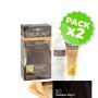 Pack 2x Tinte Nutricolor 3 Castaño Oscuro 140Ml. Biokap