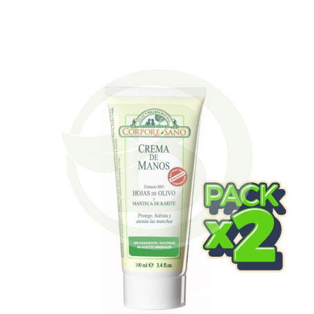 Pack 2x Crema De Manos 100Ml. Corpore Sano