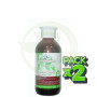 Pack 2x Champú Henna Cabello Caoba 300Ml. Corpore Sano