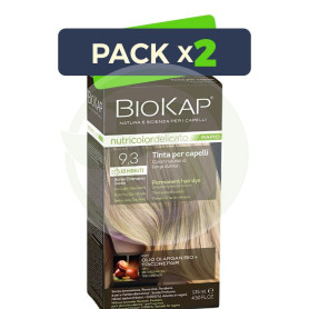 Pack 2x Rapid Delicato 9.3 Rubio Muy Claro Dorado 135Ml Biokap