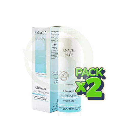 Pack 2x Champu Uso Frecuente 200 Ml Anacil Plus