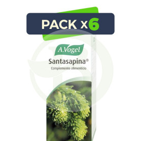 Pack 6x Santasapina Jarabe Vogel 200Ml.
