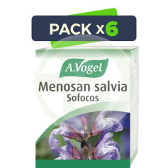 Pack 6x Menosan Salvia 30 compresse A.Vogel