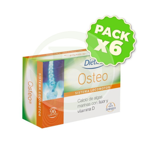 Pack 6x Osteo 96 Comprimidos Dietisa