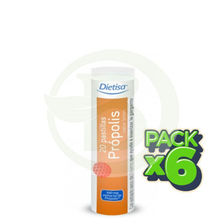 Pack 6x Própolis 20 Pastillas Dietisa