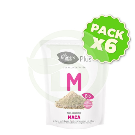 Pack 6x Maca Bio 200Gr El Granero