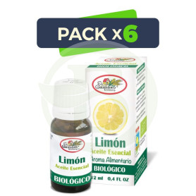 Pack 6x Aceite Esencial de Limón Bio 12Ml. El Granero