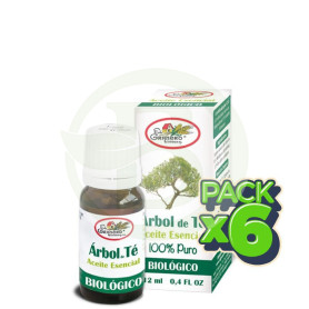 Pack 6x Aceite Esencial de Árbol de Té BIO 12Ml. El Granero