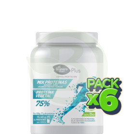 Pack 6x Mix Proteínas Bote Bio 500Gr. Granero