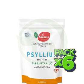 Pack 6x Psyllium sin Gluten Bio 125Gr el Granero