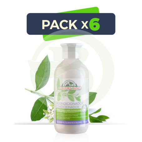 Pack 6x Acondicionador Henna 300Ml. Corpore Sano