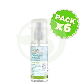Pack 6x Desodorante Mineral con Aloe Spray 80Ml Corpore Sano