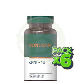 Pack 6x Cpni 1U 60 Cápsulas Bonusan