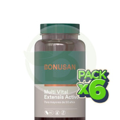 Pack 6x Multi Vital Extensis Activo 90 Tabletas Bonusan