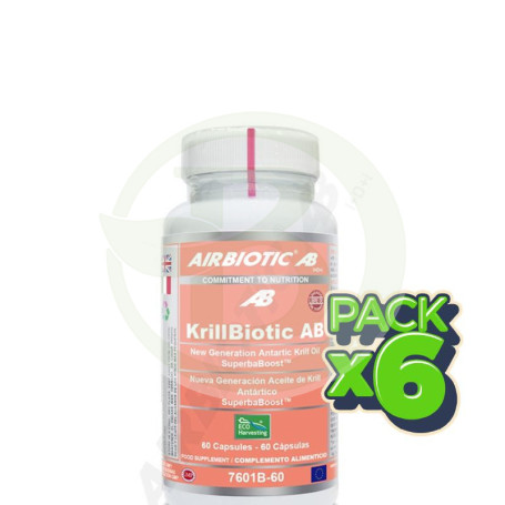 Pack 6x Krillbiotic 60 Cápsulas Airbiotic