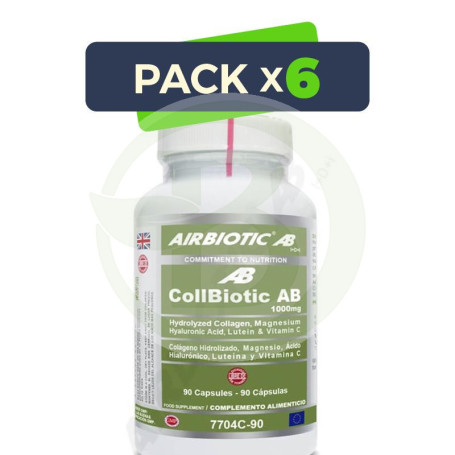 Pack 6x Collbiotic 1.000Mg. 90 Cápsulas Airbiotic