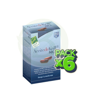 Pack 6x Aceite de Krill NKO 120 perlas 500Mg. 100% Natural
