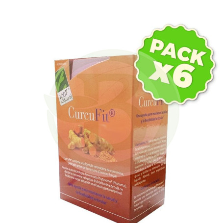Pack 6x Curcufit 30 Cápsulas 100% Natural