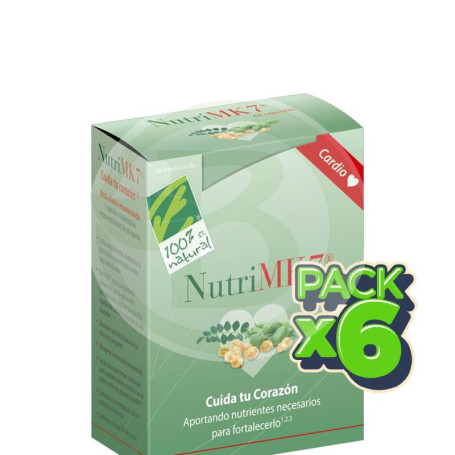 Pack 6x Nutrimk7 Cardio 60 Perlas 100% Natural