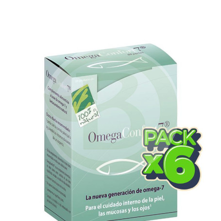 Pack 6x Omegaconfort 7 60 Perlas 100% Natural