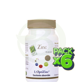 Pack 6x Zinc 90 Cápsulas 100% Natural