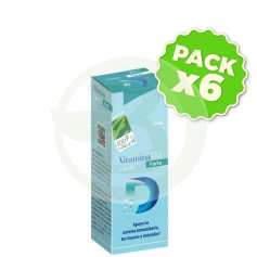 Pack 6x Vitamina D3 Líquida Forte 30Ml Cienporcien Natural