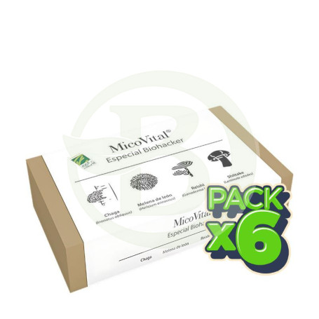 Pack 6x Micovital Especial Biohacker 4 Frascos De 50 Ml 100% Natural
