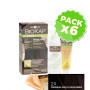Pack 6x Tinte Nutricolor Delicato 2.9 Castaño Oscuro Chocolate 140Ml. Biokap