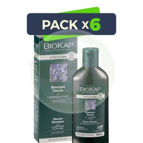 Pack 6x Champu y Gel De Ducha Bio Organic Ecocert 200 Ml Biokap