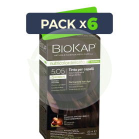 Pack 6x Rapid Delicato 5.00 Castaño Claro Natural 135 Ml Biokap