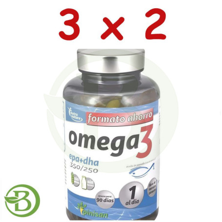 Pack 3x2 Omega 3 90 Perlas Pinisan