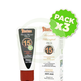 Pack 3x Bronceador Ultrarapido F-15 100Ml Rhatma