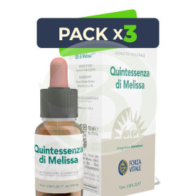 Pack 3x Quintaesencia de Melissa 10Ml. Forza Vitale