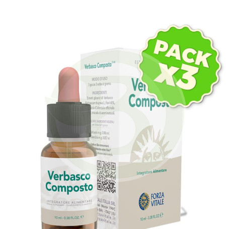 Pack 3x Verbasco Composto 10Ml. Forza Vitale