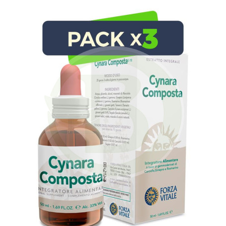 Pack 3x Cynara Composta 50Ml. Forza Vitale