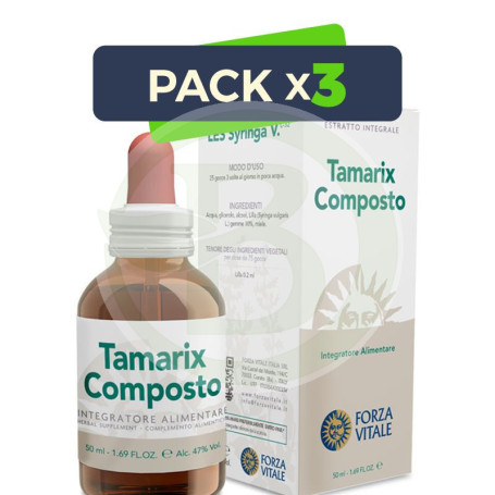 Pack 3x Tamarix Composto 50Ml. Forza Vitale
