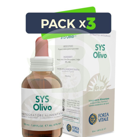 Pack 3x SYS Olivo 50Ml. Forza Vitale