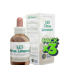 Pack 3x Les Citrus Limonum (Limón) 50Ml. Forza Vitale