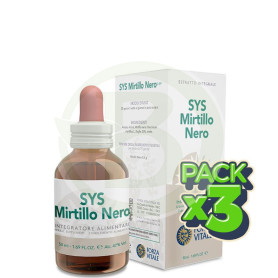 Pack 3x Sys Mirtillo Nero 50Ml. Forza Vitale