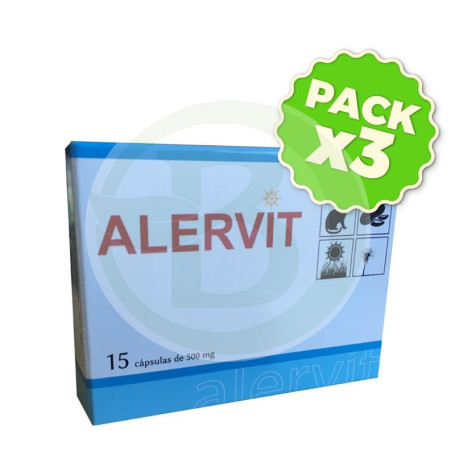 Pack 3x Alervit 15 Cápsulas Espadiet