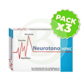 Pack 3x Neurotono Hpmc 45 Capsulas Espadiet