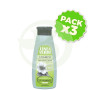 Pack 3x Champú Anticaspa-Anticaída Capuchina 400Ml. Linea Verde